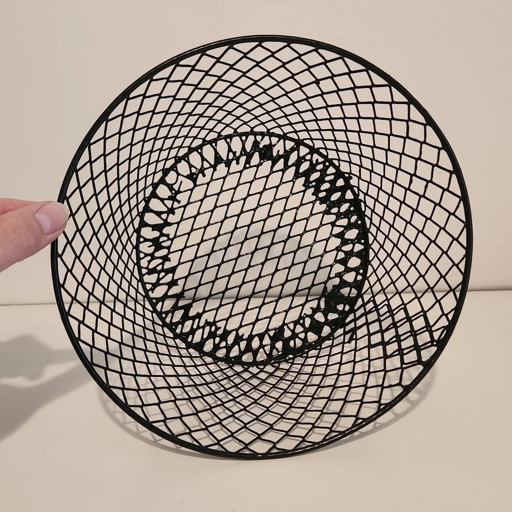6” Black Wire Basket Organizer
